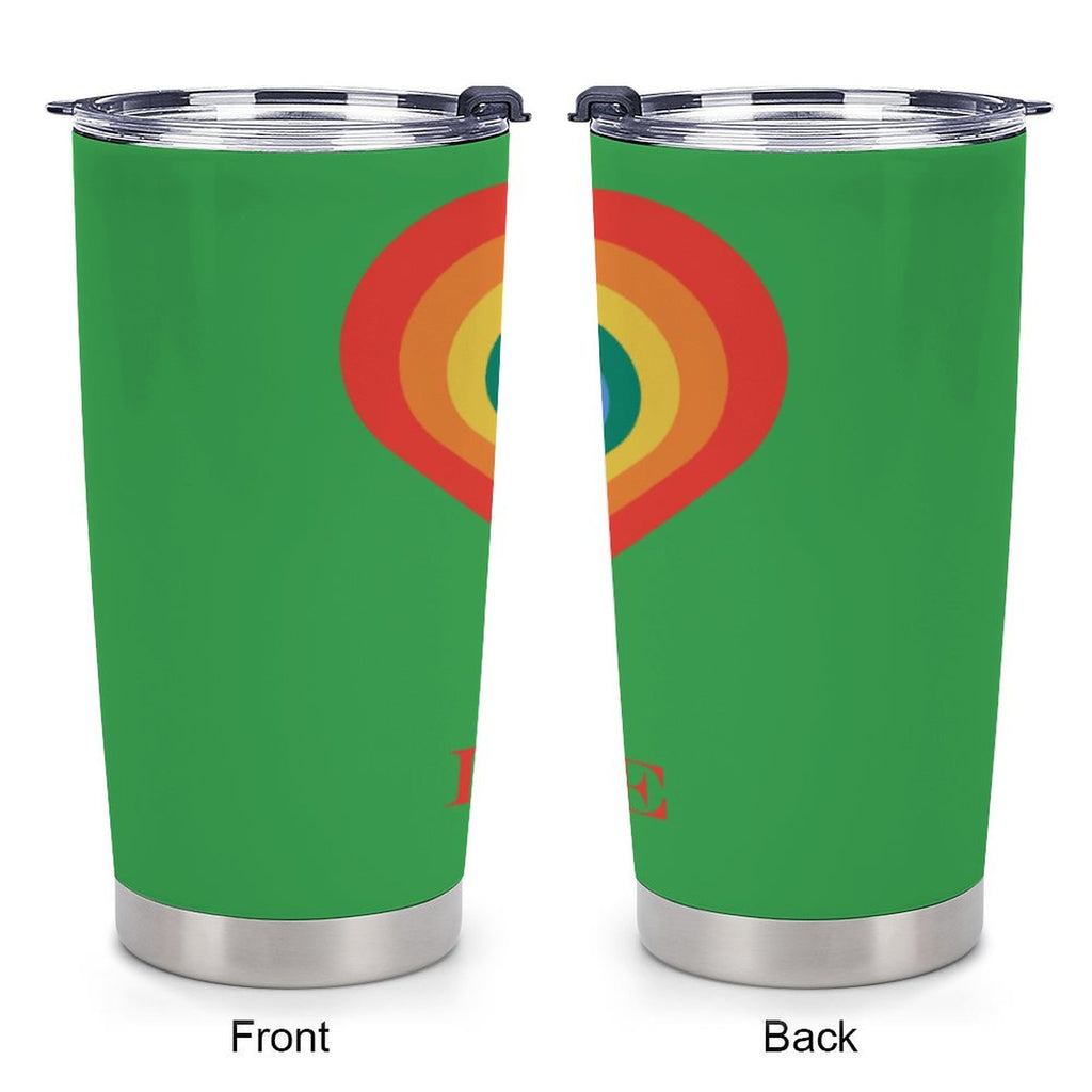 Car Travel Coffee Mug with Lid (All-Over Printing)