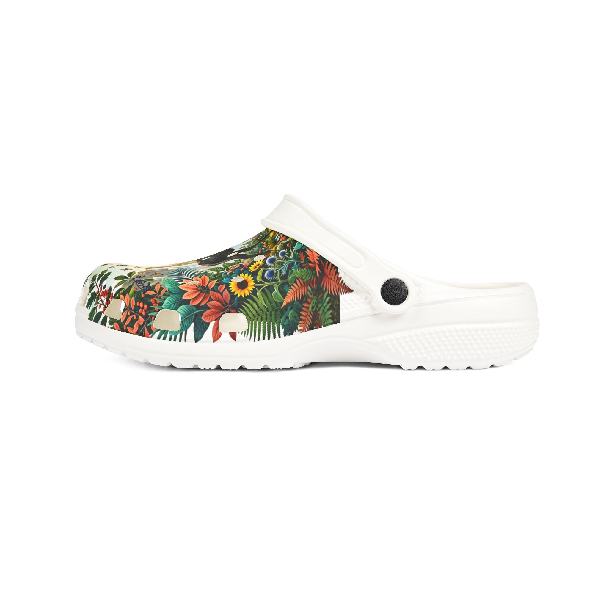 Blumen-Hirsch-Gartenschuhe — EVA Schaum Slip-On Schuhe