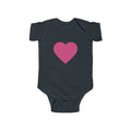 Baby Bodysuit Pink Heart Infant Onesie (Romantic Newborn Gift)