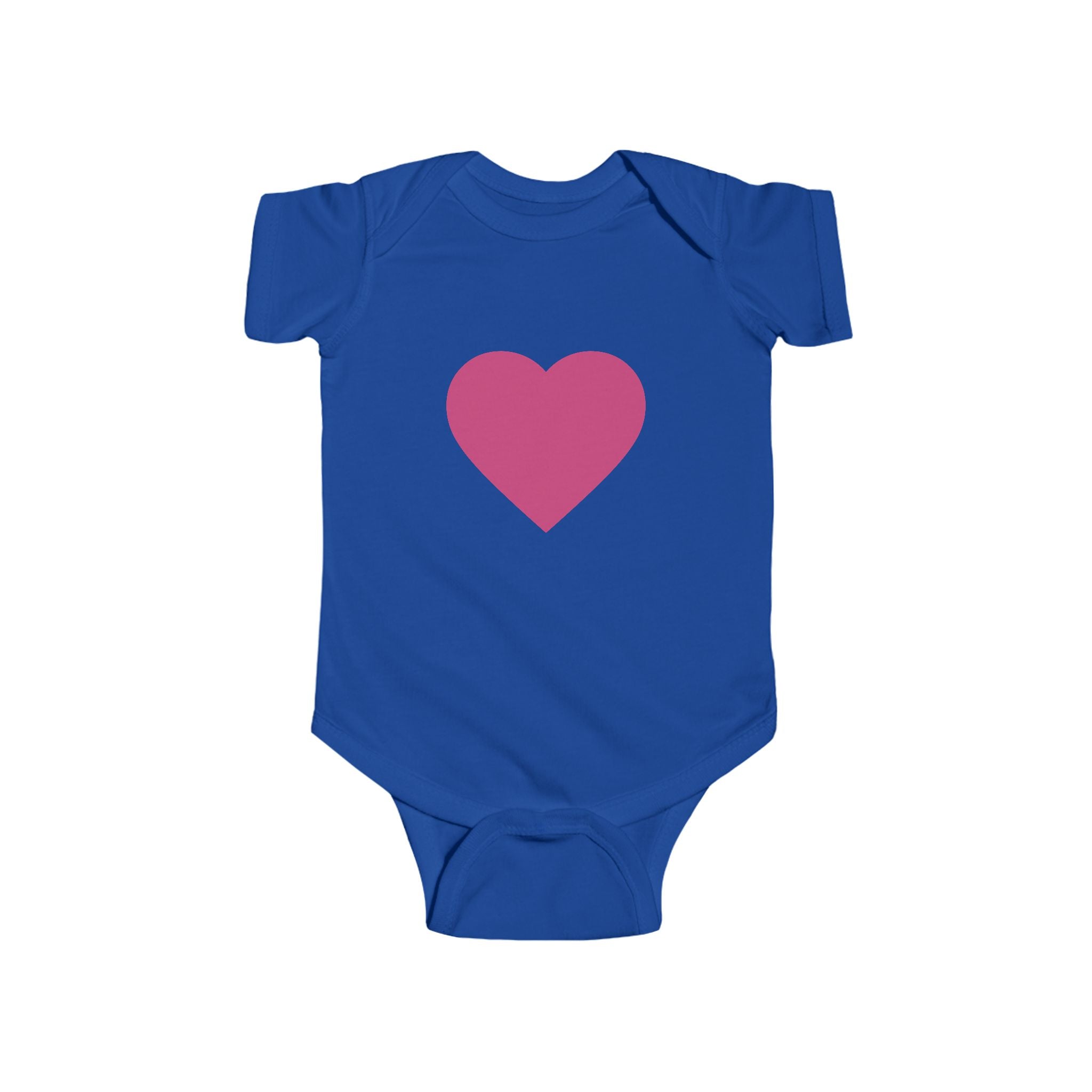 Baby Body Rosa Herz Säuglings-Strampler (Romantisches Neugeborenen-Geschenk)