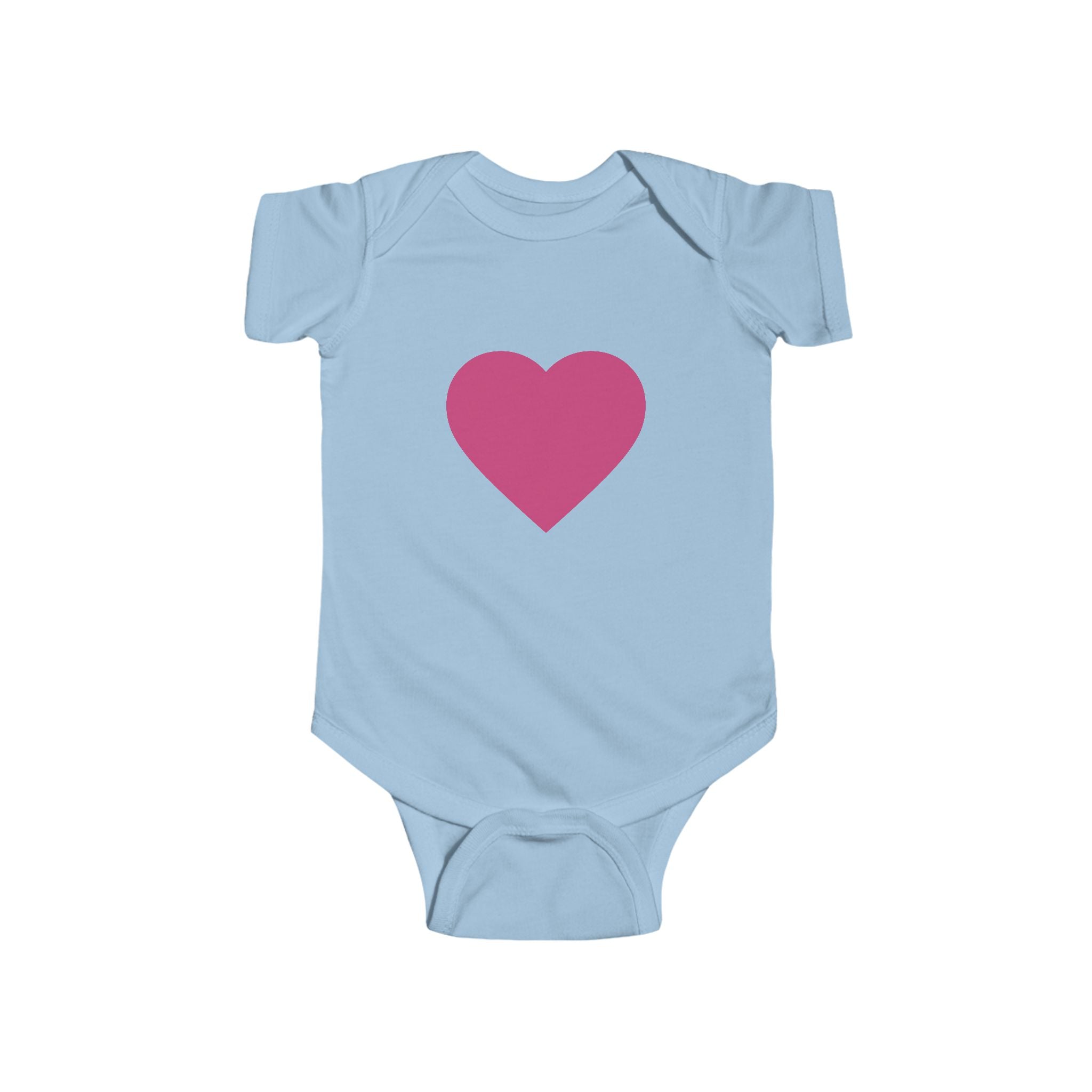 Baby Body Rosa Herz Säuglings-Strampler (Romantisches Neugeborenen-Geschenk)