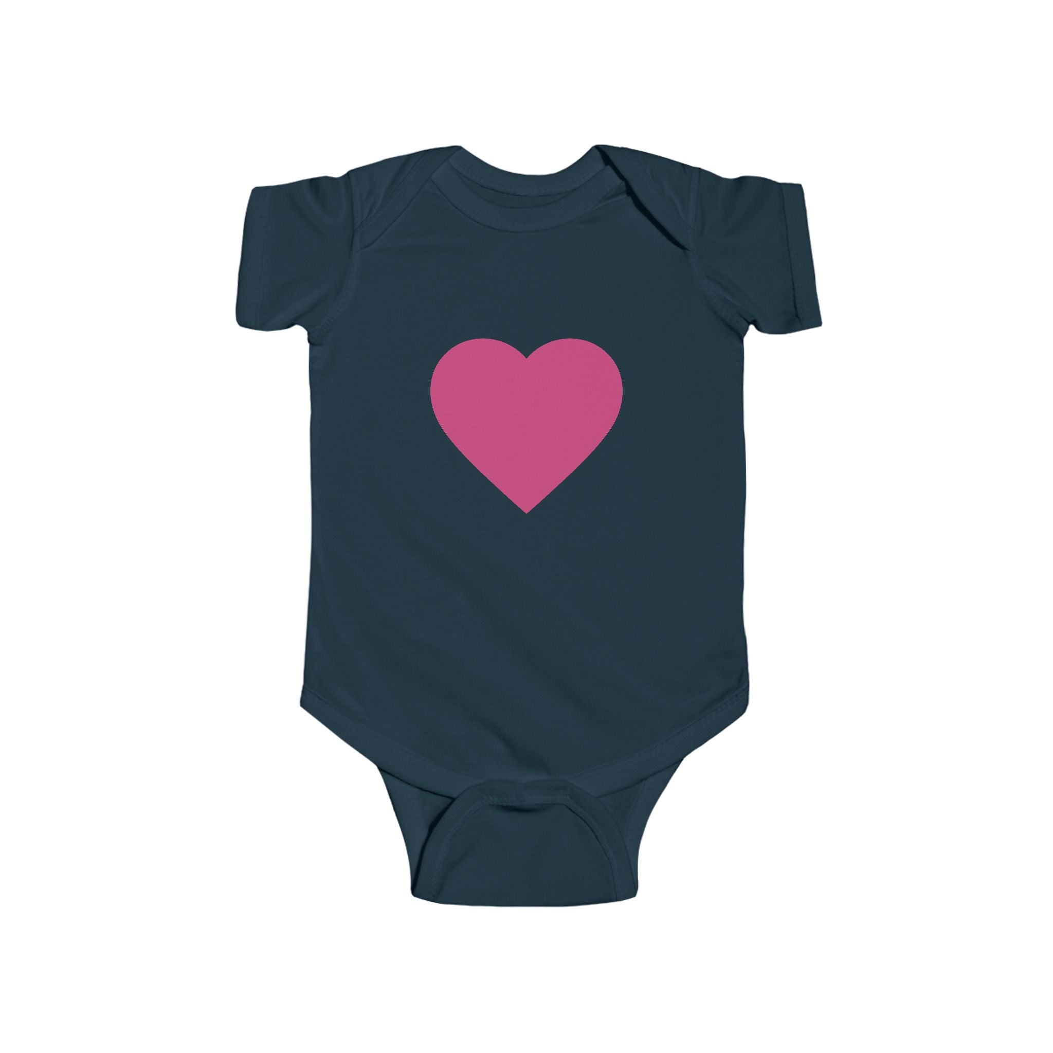 Baby Body Rosa Herz Säuglings-Strampler (Romantisches Neugeborenen-Geschenk)