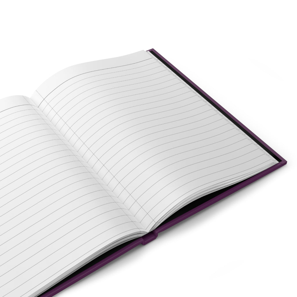 Hardcover Notizbuch – Lebhafter Hirsch & Wasserfall Natur Notizbuch