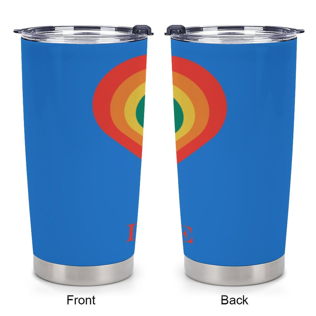 Car Travel Coffee Mug with Lid (All-Over Printing)