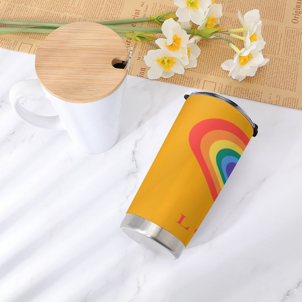 Car Travel Coffee Mug with Lid (All-Over Printing)