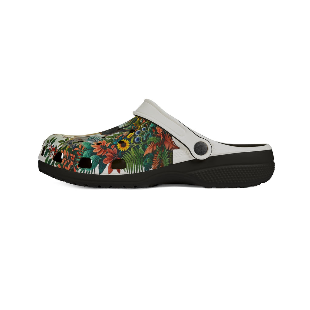 Blumen-Hirsch-Gartenschuhe — EVA Schaum Slip-On Schuhe