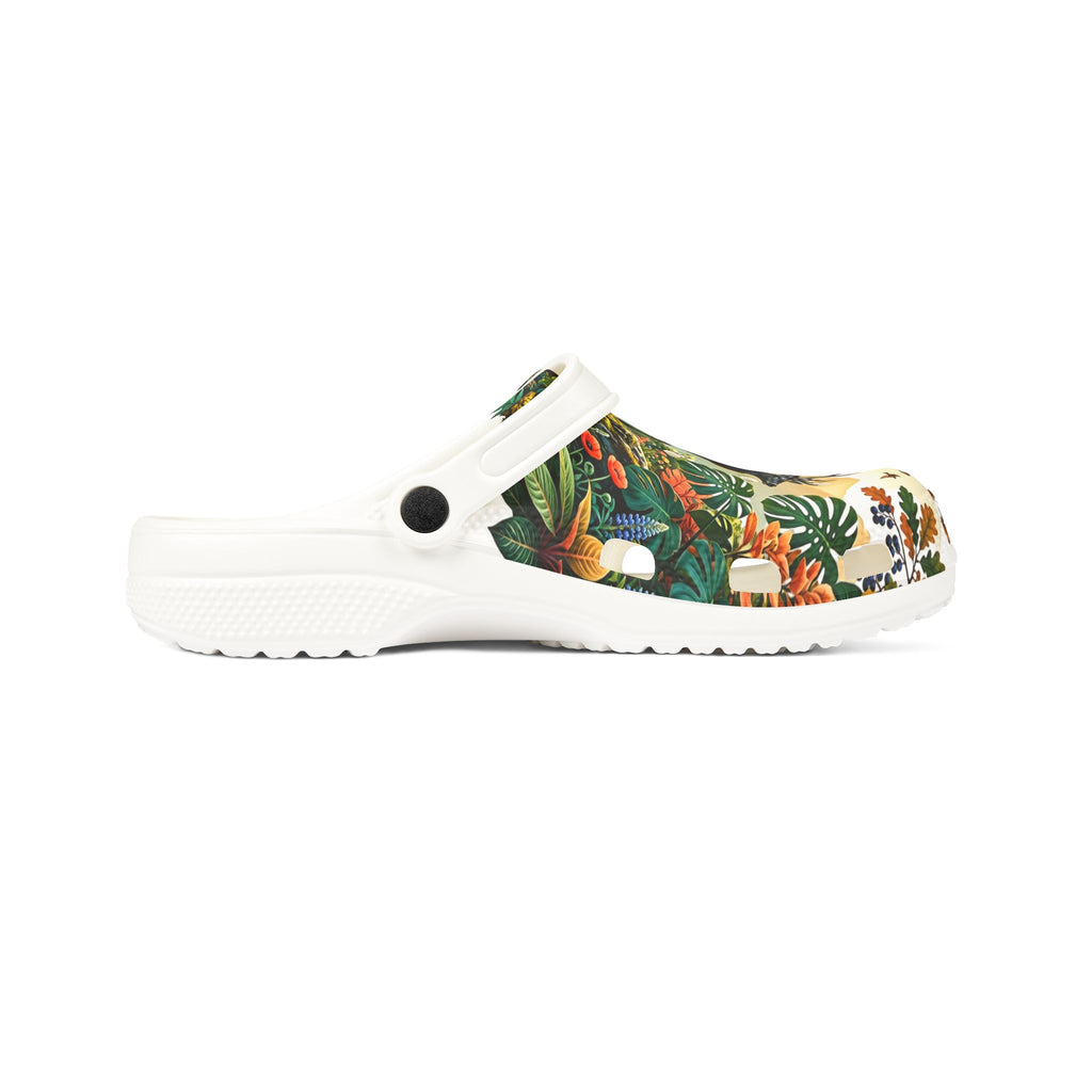 Blumen-Hirsch-Gartenschuhe — EVA Schaum Slip-On Schuhe
