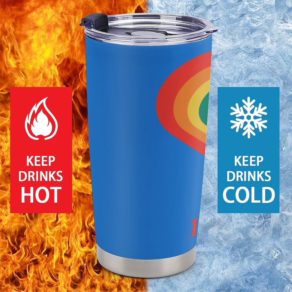 Car Travel Coffee Mug with Lid (All-Over Printing)