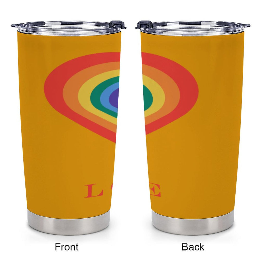 Car Travel Coffee Mug with Lid (All-Over Printing)
