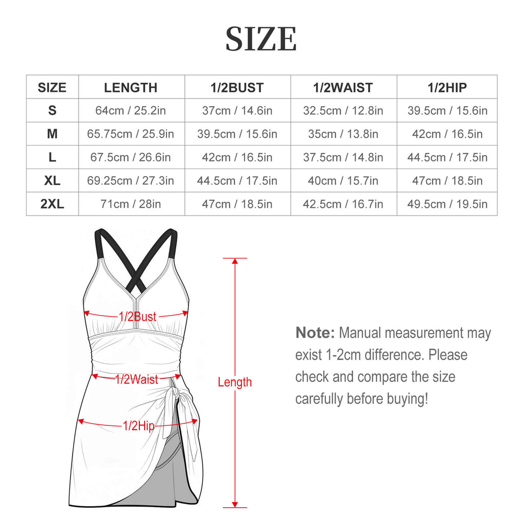 190gsm Strap One Piece Swimsuit For Women(All-Over Printing)