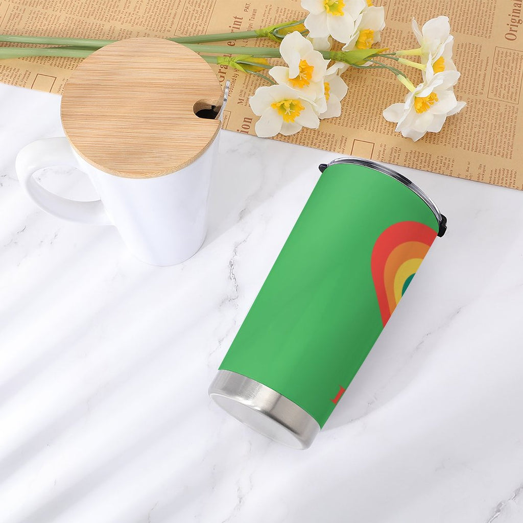 Car Travel Coffee Mug with Lid (All-Over Printing)
