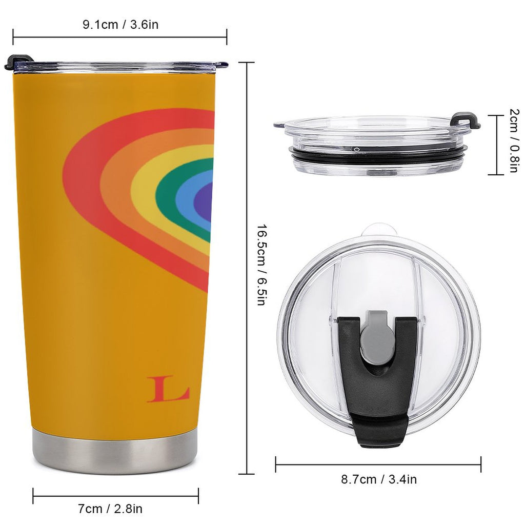Car Travel Coffee Mug with Lid (All-Over Printing)
